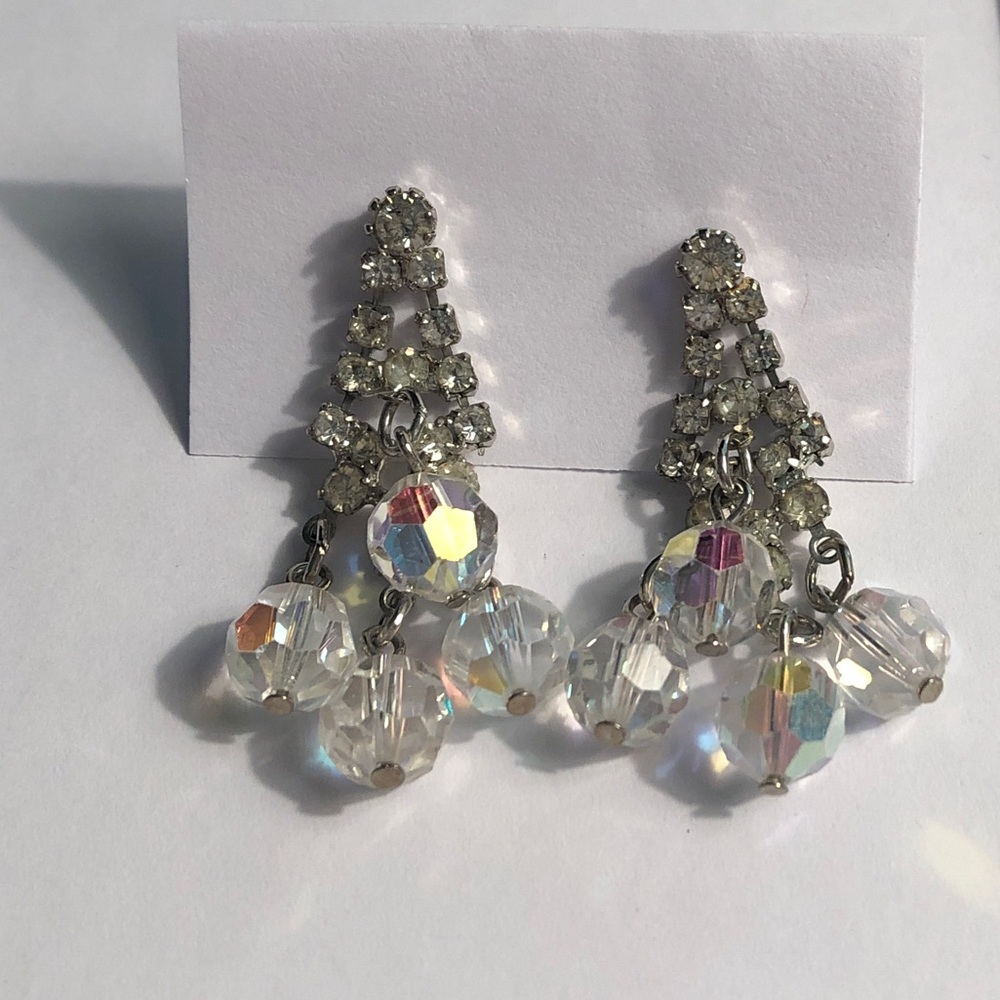 Genuine Swarovski Drop Chandelier Earrings